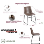 Designstuhl Roma