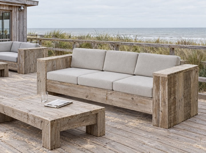 Bauholz-Lounge