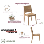 Holzstuhl Jamie Eiche H