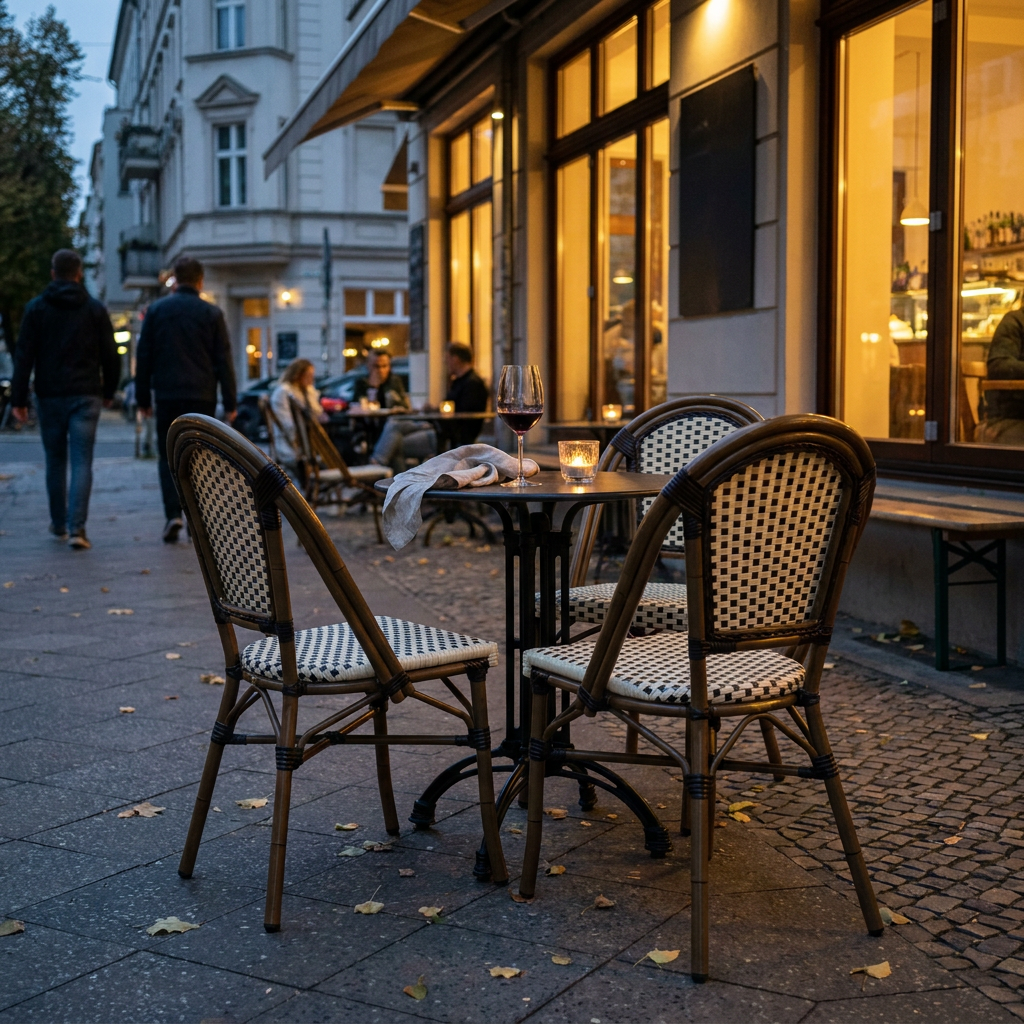 Terrassenstuhl Charon braun