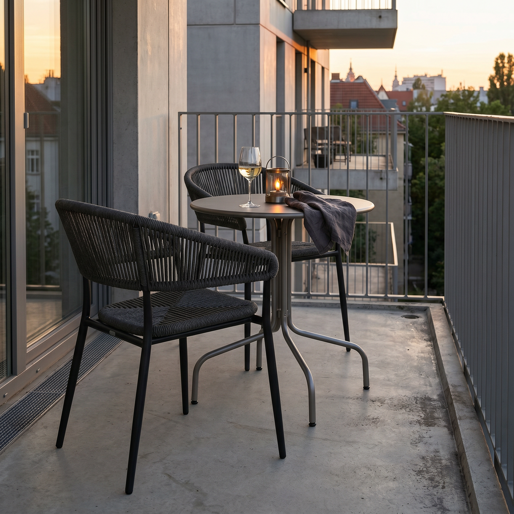 Terrassenstuhl Victoria  Anthrazit