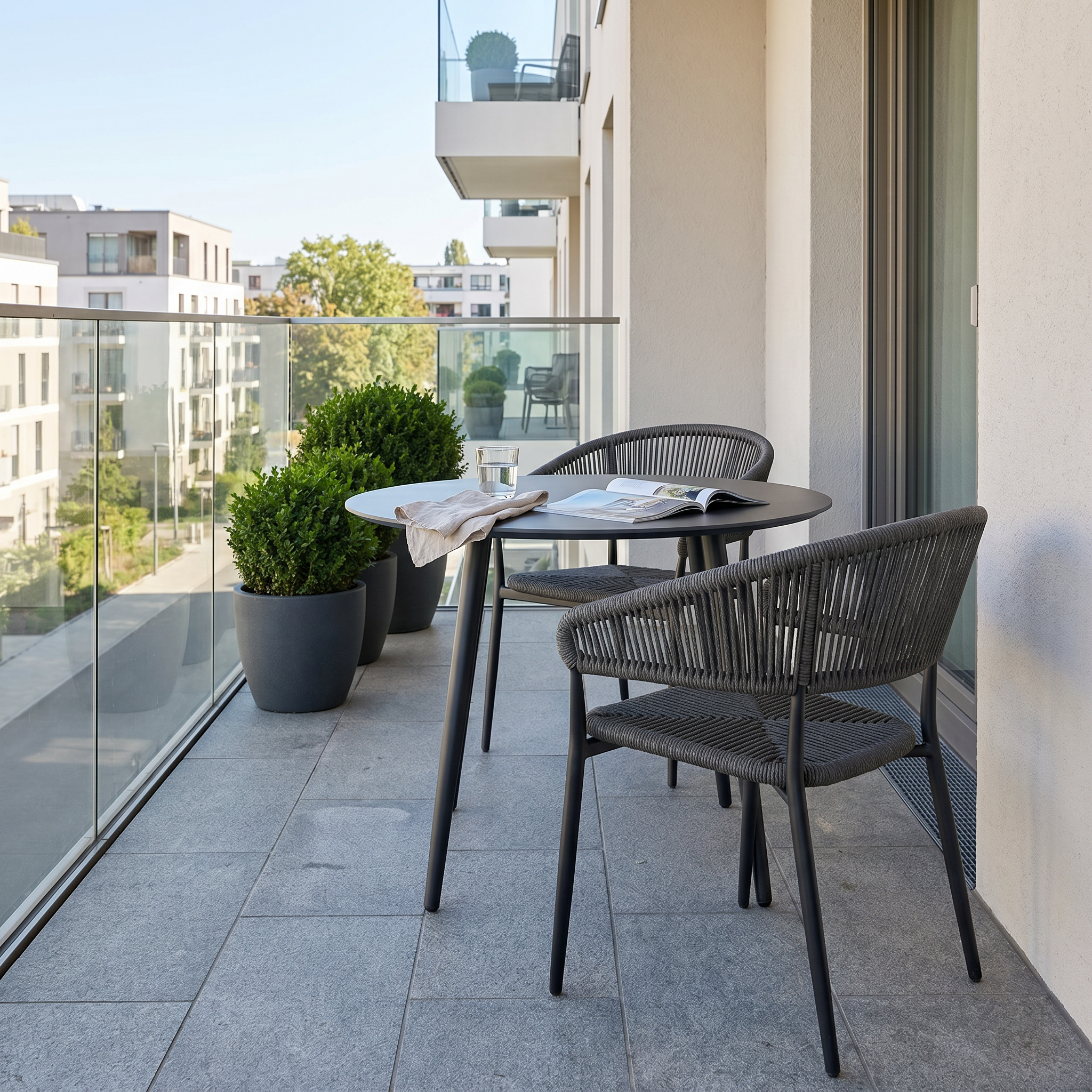 Terrassenstuhl Victoria  Anthrazit
