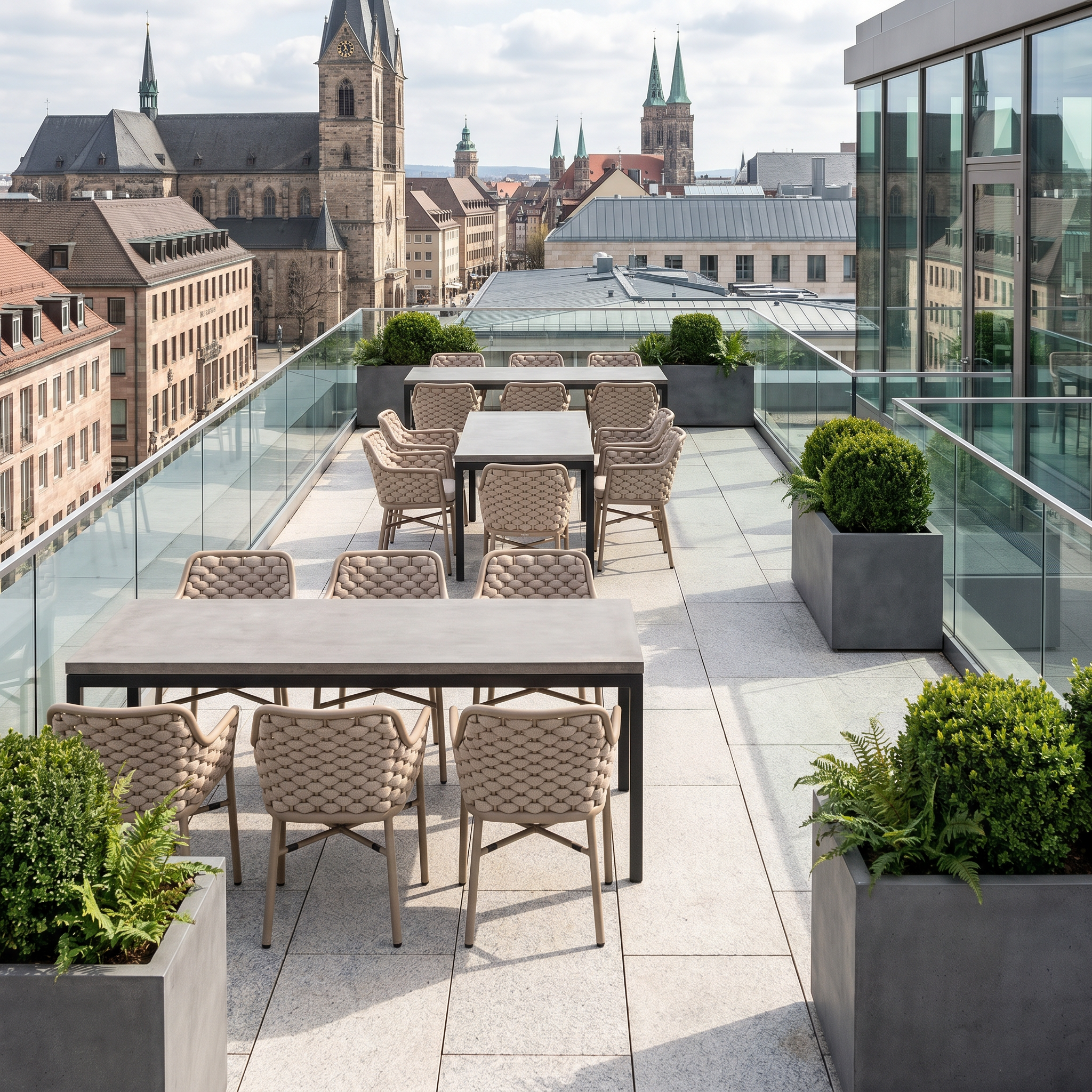 Terrassenstuhl Varuna greige