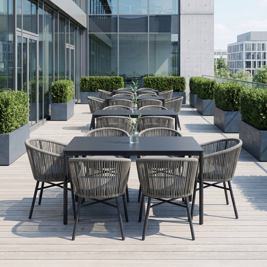 Terrassenstuhl Helena Grau