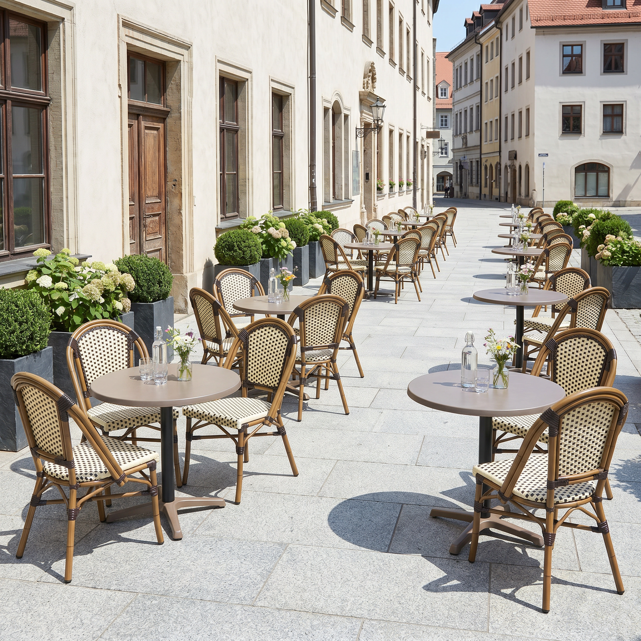 Terrassenstuhl Charon braun