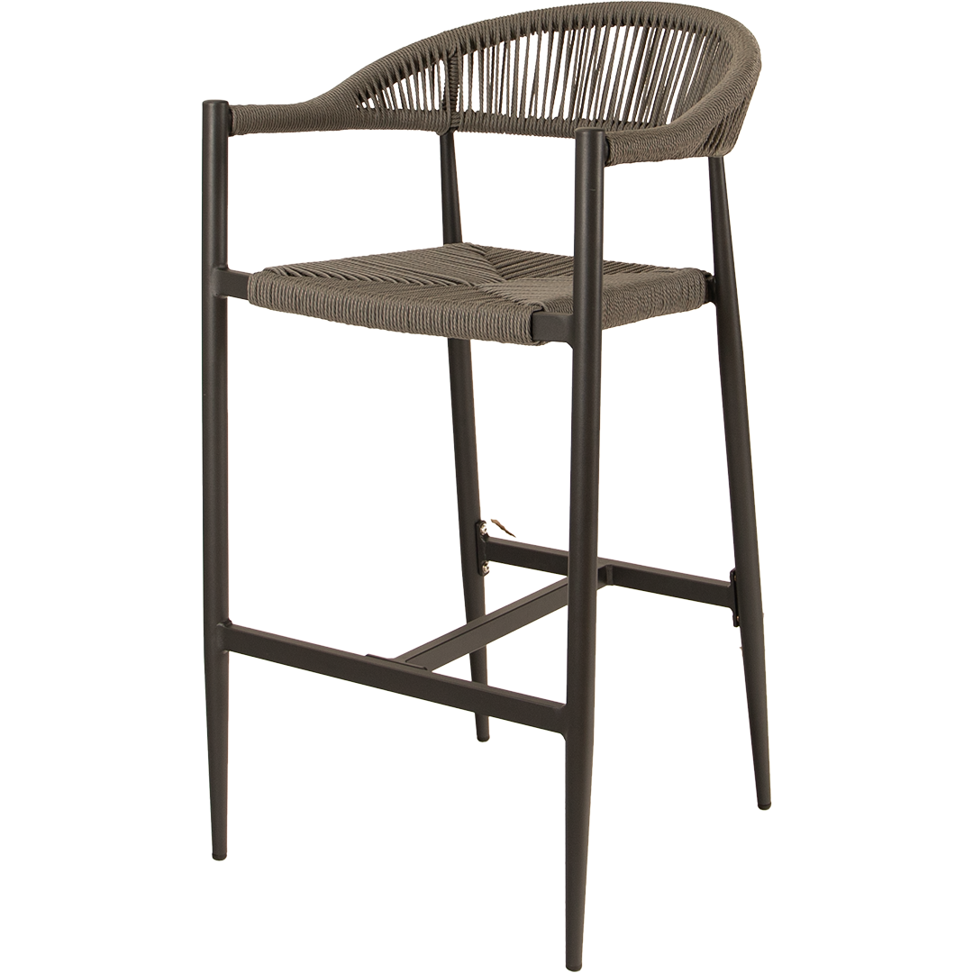 Barhocker Anthrazit Rhea