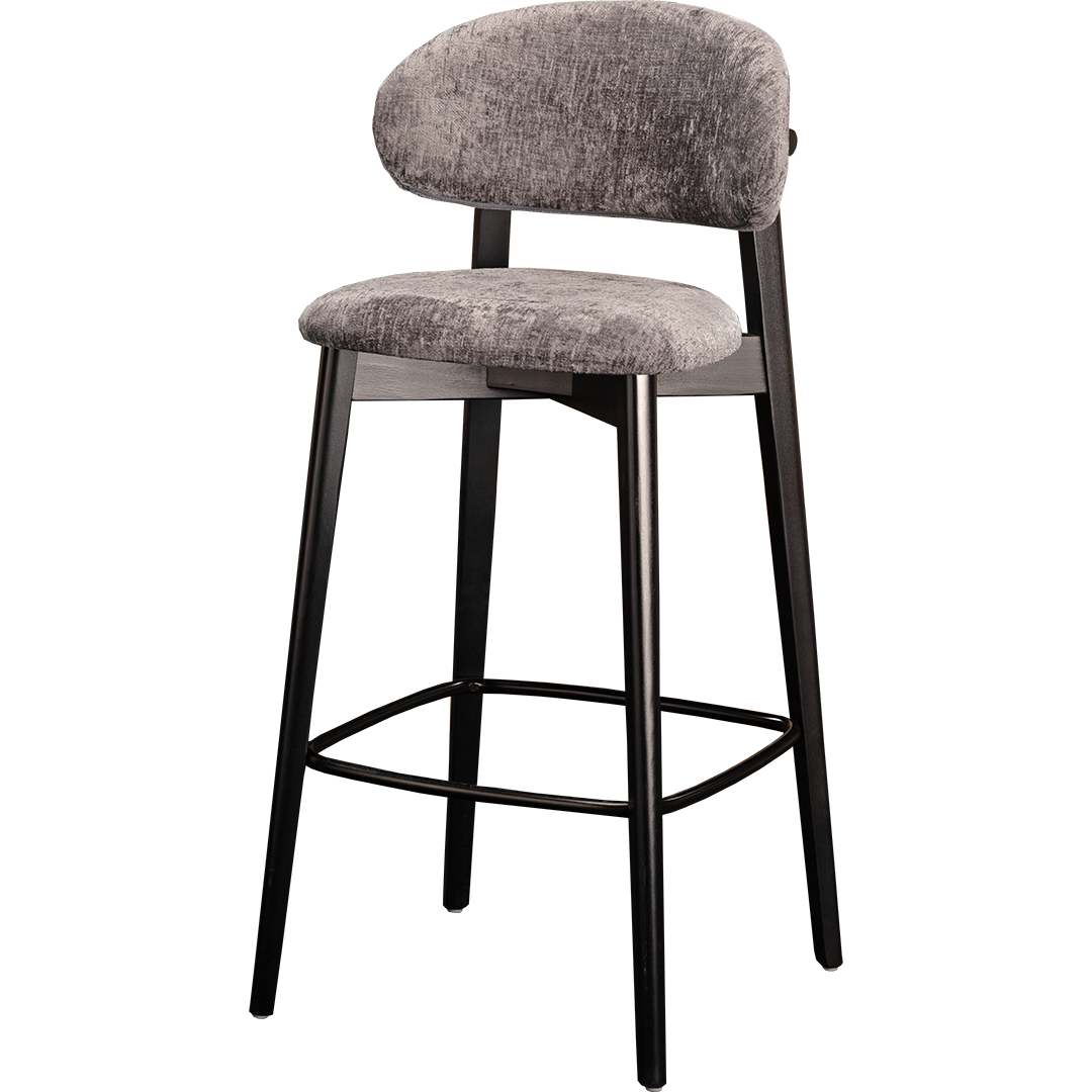 Barhocker Wei von vorne