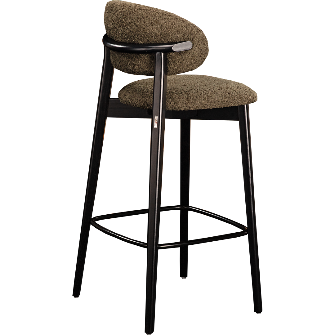 Barhocker grn von hinten