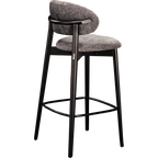 Barhocker wei von hinten