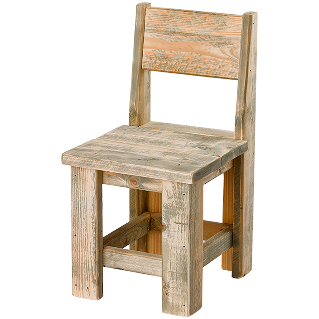 Bauholz Stuhl 2