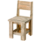 Bauholz Stuhl 2