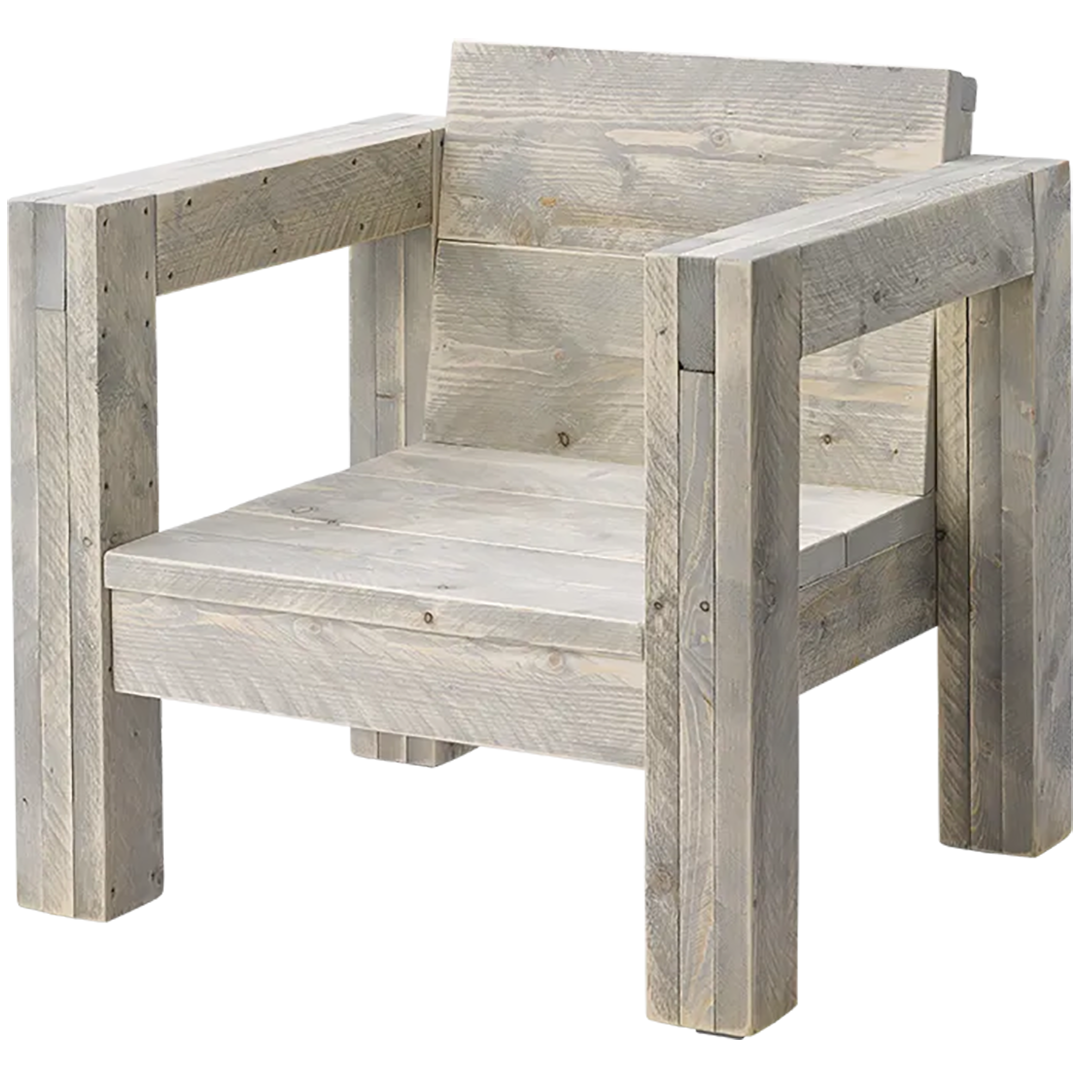 Bauholz Lounge 2 1-Sitzer Kopie