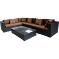 Lounge Set Emilia in braun