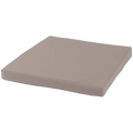 Kissen eckig taupe