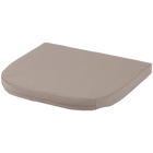 Kissen gerundet taupe