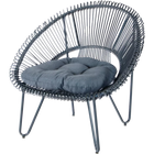 Loungesessel Levana Anthrazit