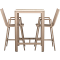 Loungeset Vesta – 2 Barhocker & 1 Stehtisch