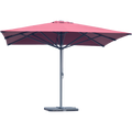 Sonnenschirm Plaza 400x400cm Bordeaux rot