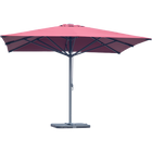 Sonnenschirm Plaza 400x400cm Bordeaux rot