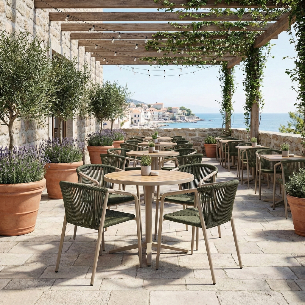 Terrassenstuhl Santiago Bottlegreen