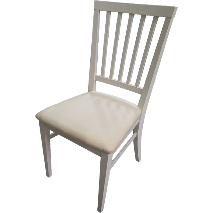 Sonderposten Holzstuhl wei