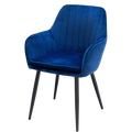 Sonderposten Polsterstuhl Stoke blau