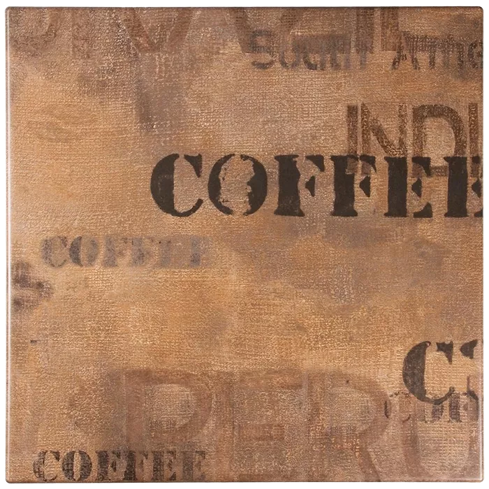 Sonderposten Tischplatte Coffee Sack  80cm