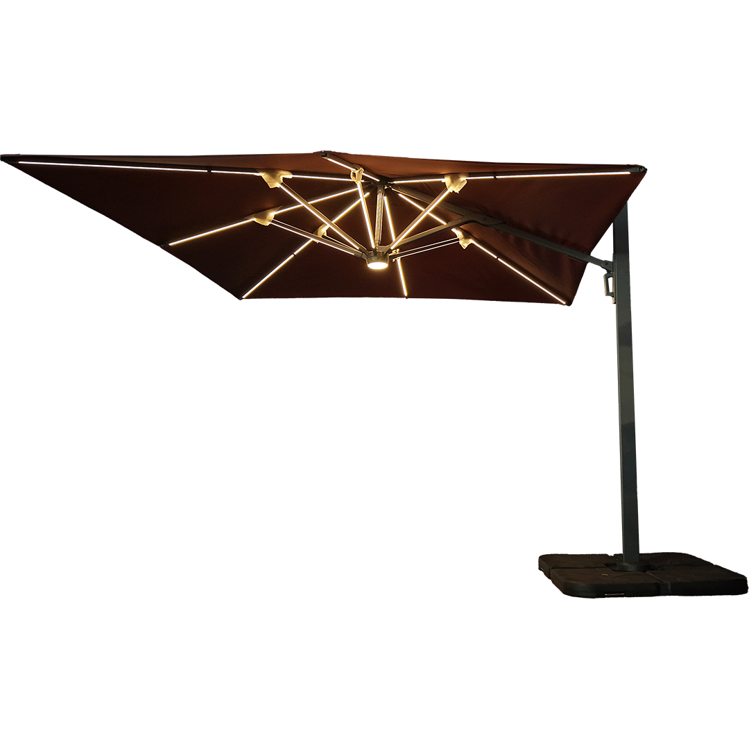 St. Tropez Nacht Beleuchtung Rot