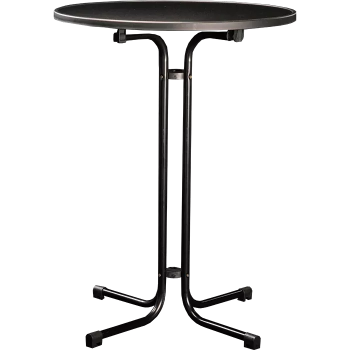 Stehtisch Simple high ø80cm Schwarz