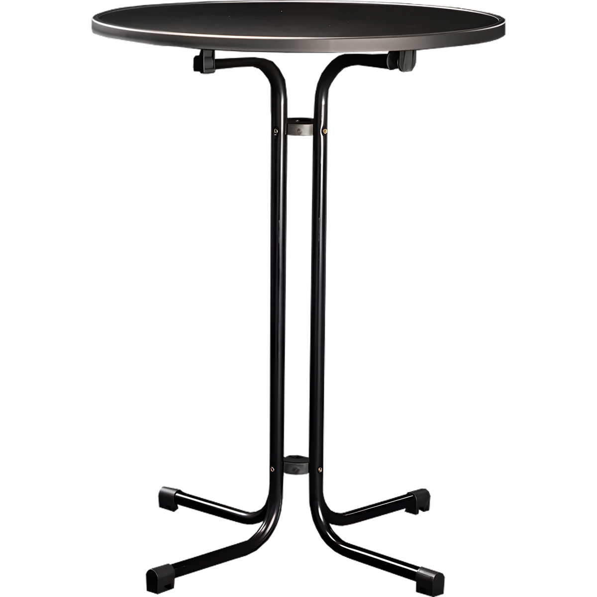 Stehtisch Simple high ø80cm Schwarz