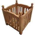 Sonderposten Teak-Blumenkübel klein