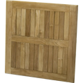 Teakholz quadratisch