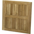 Teakholz quadratisch