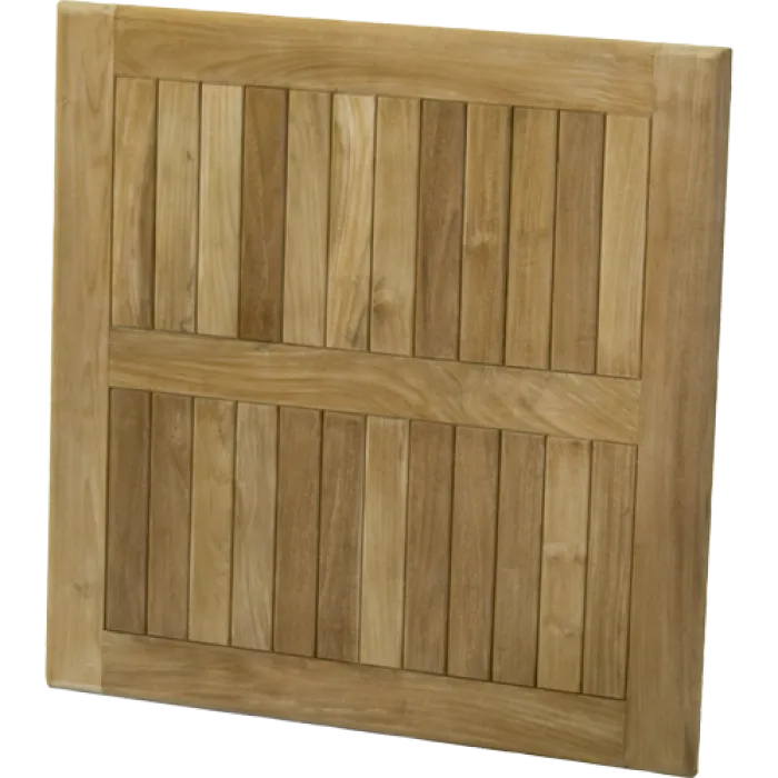 Teakholz quadratisch