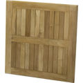 Teakholz quadratisch
