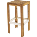 Teak Barhocker