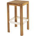 Teak Barhocker