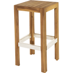 Teak Barhocker