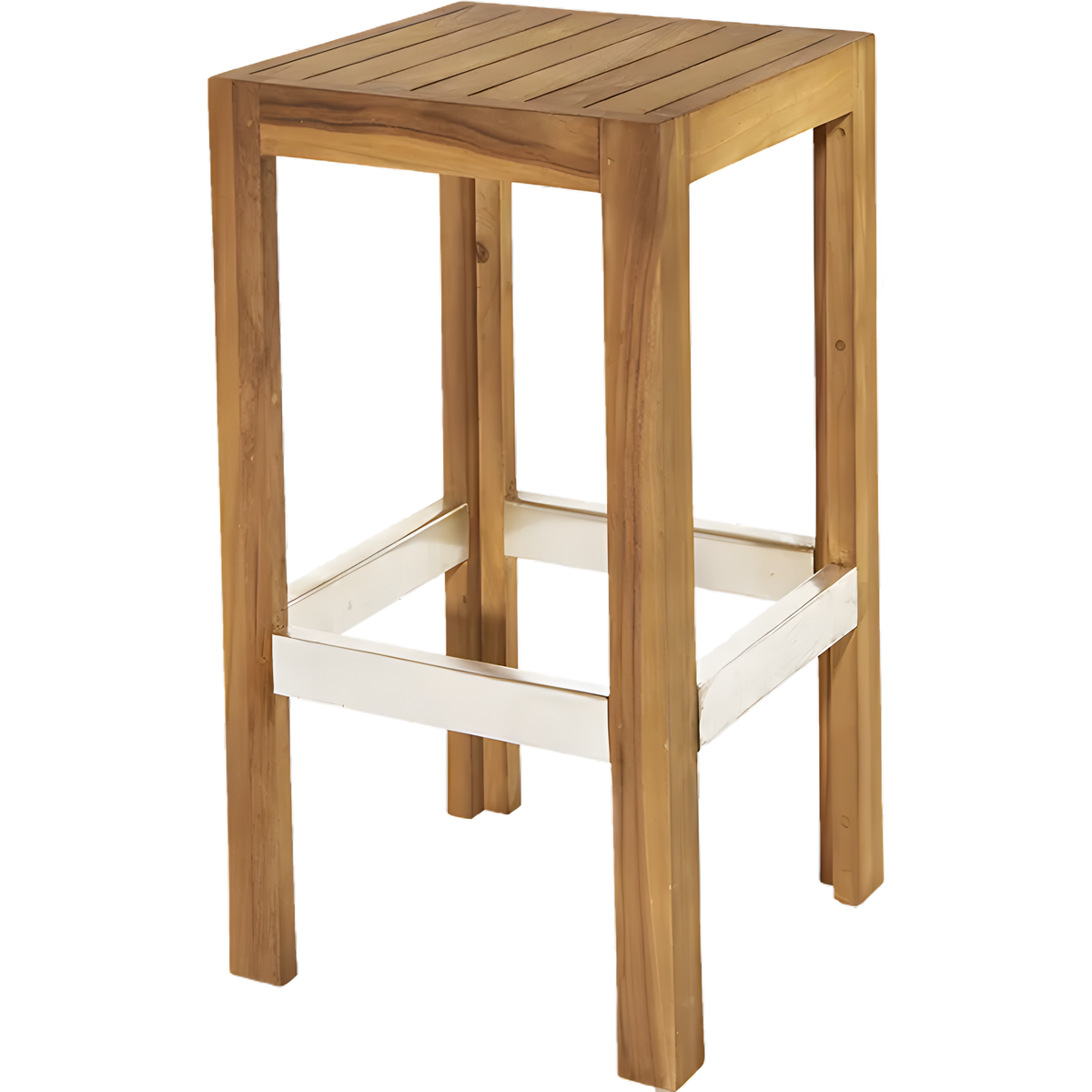 Teak Barhocker