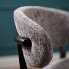 Polsterstuhl Ava Smoke – Detailansicht Material