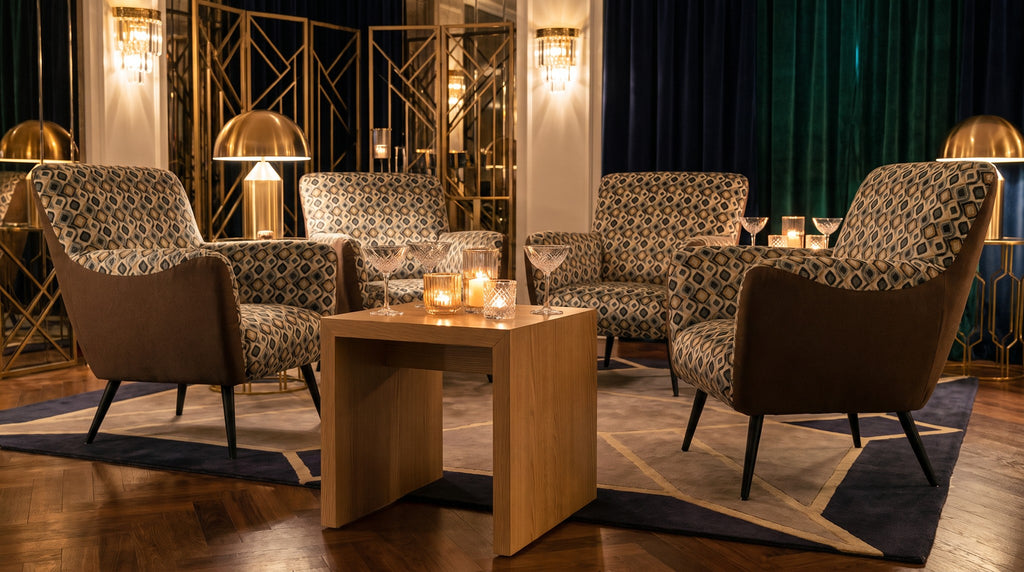 Loungesessel Louisville – Einsatzbeispiel am Abend