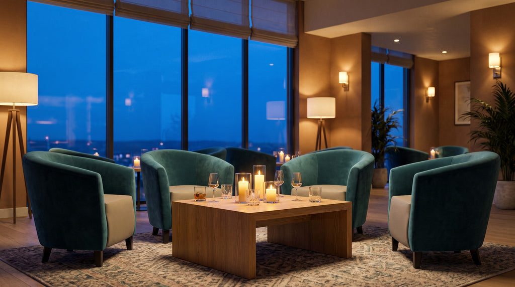 Loungesessel Miami – Einsatzbeispiel am Abend
