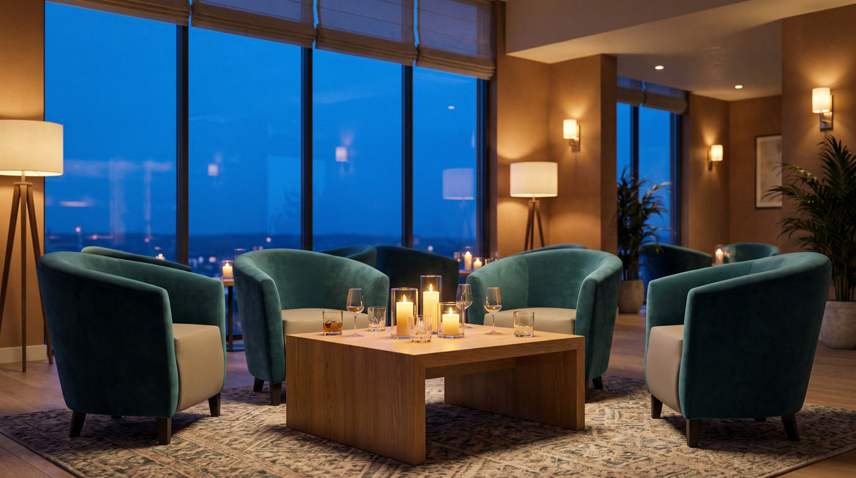 Loungesessel Miami – Einsatzbeispiel am Abend