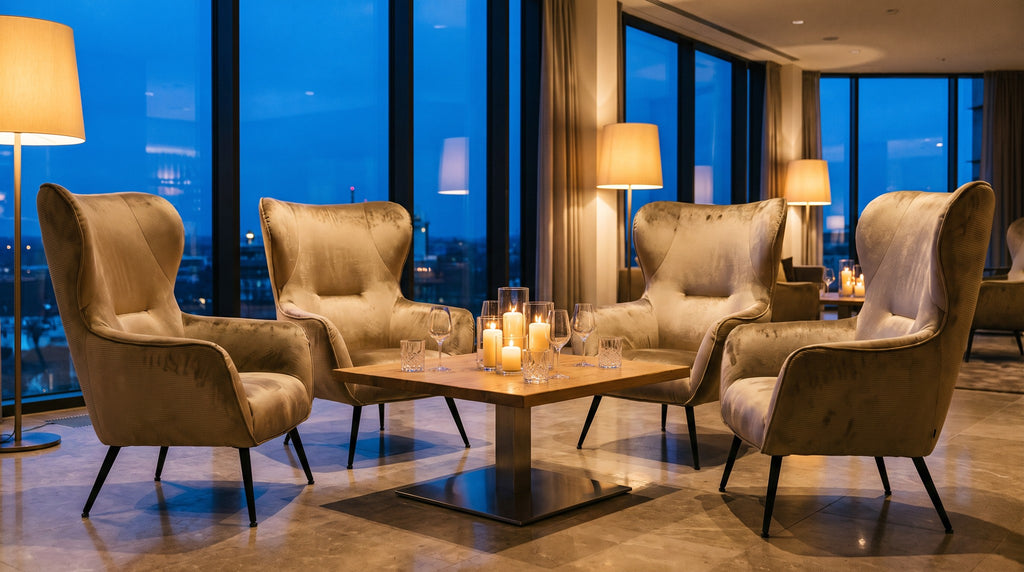 Loungesessel San Diego – Einsatzbeispiel am Abend