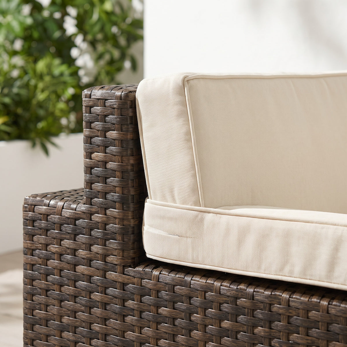 Outdoorsofa Silvia – Detailansicht Material