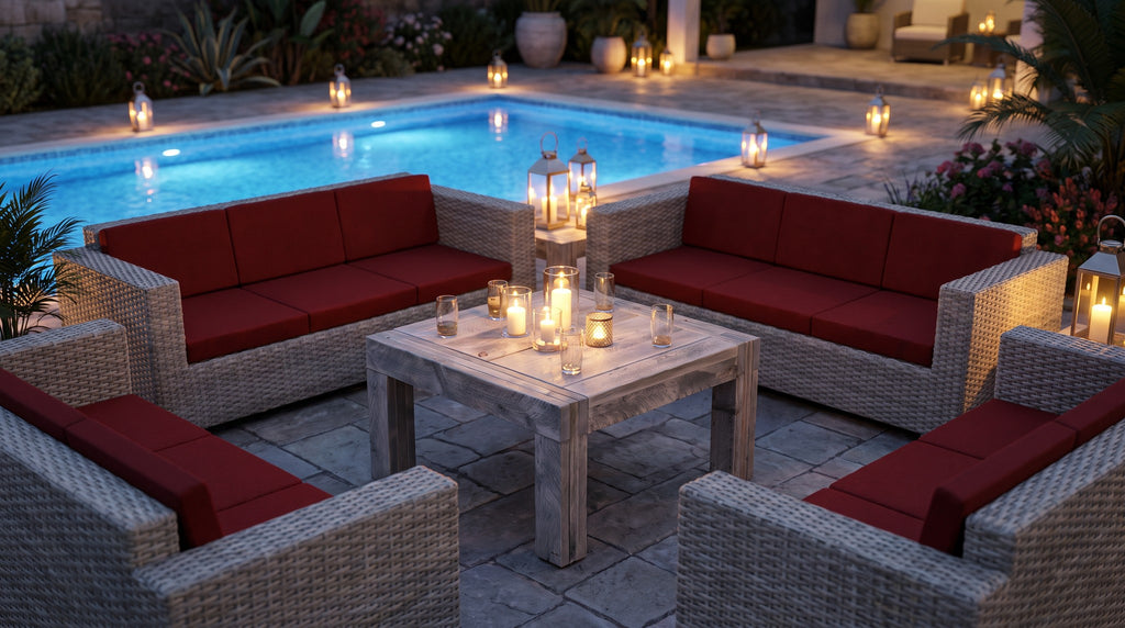Silvia Lounge Ash Sitzer – Einsatzbeispiel am Abend