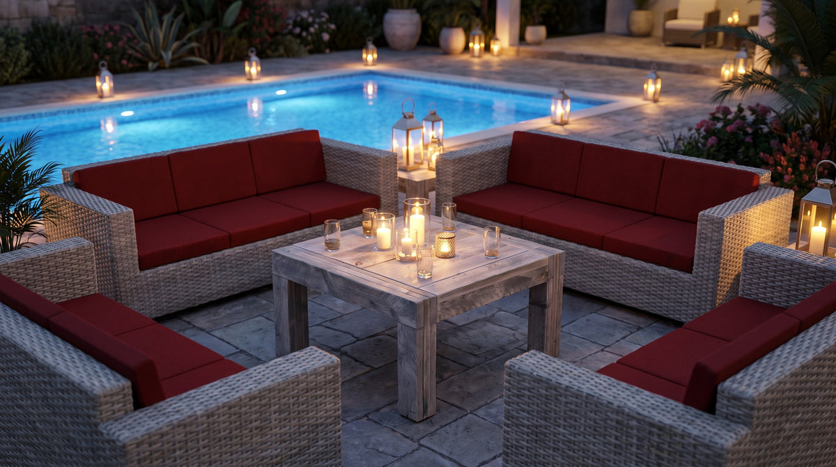 Silvia Lounge Ash Sitzer – Einsatzbeispiel am Abend