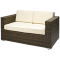 Outdoorsofa Silvia burned