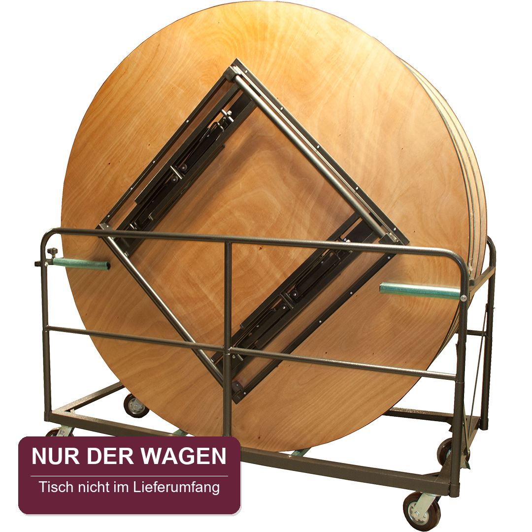Plakette: nur der wagen – Tisch nicht im Lieferumfang