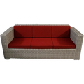 Silvia Lounge Ash 3 Sitzer